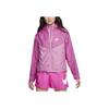 Nike Sportswear Windrunner Color-Block Zip-Up Hooded Waterproof Jacket Women Outerwear Pink BV3940-691