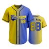 Camiseta de Béisbol Personalizable para Hombres y Mujeres Botones Delanteros Manga Corta Camiseta Deportiva Nombre del Equipo y Número Impresos Disponibles