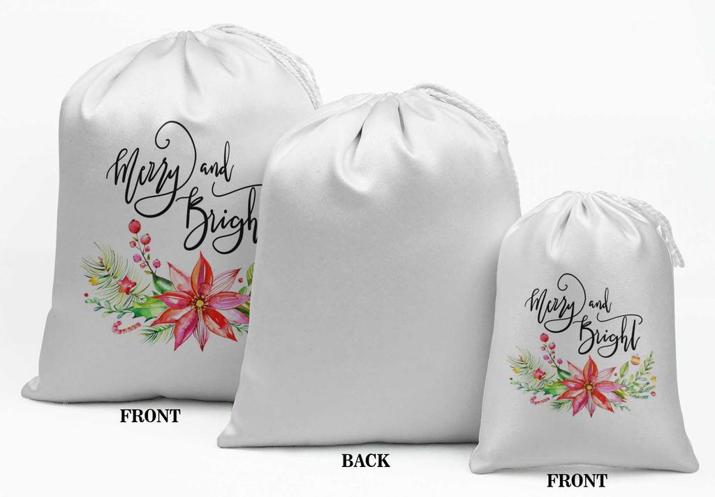 Darling Souvenir Blue House & Tree Christmas Party Supplies Gift Pouches Favor Candy Bags 15