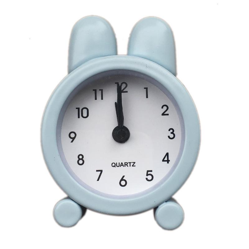 Little Rabbit Creative Cute Mini Metal Alarm Clock Children's Student Stationery Gifts