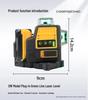 12-Line 3D Automatic Laser Level with Infrared Wall Mount Feature