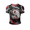 Men Women BJJ Rash Guard "No Taps Only Naps" Print, Quick Dry Jiu-Jitsu MMA Compression Training Short Sleeve Shirt
