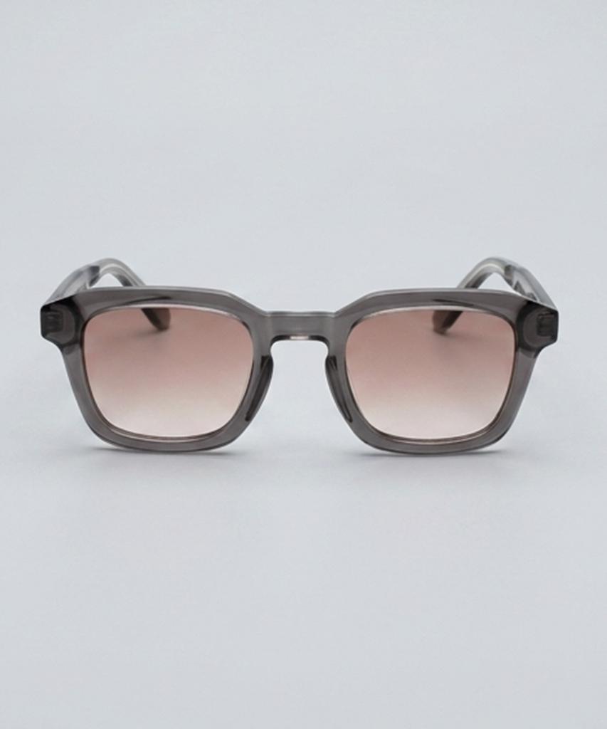 Tukyubeu Modern Crown Panto Sunglasses(Grey)