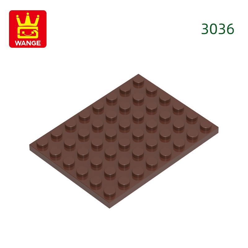 15Pcs/Lot 3036 6x8 Dots Plate Construction Bricks Basic Components Board Blocks Works With all Brand Playthings Ideal For Children Gift Idea Box