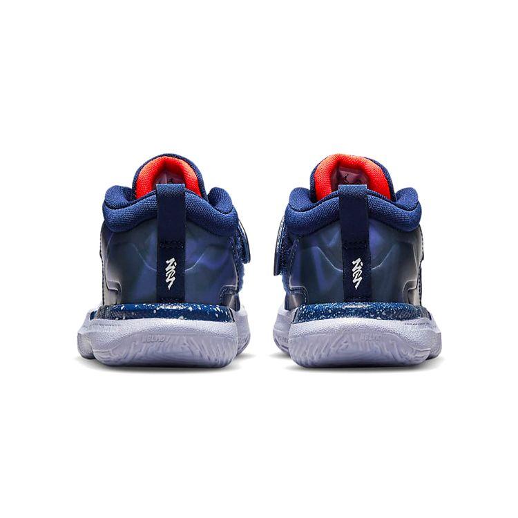 Air Jordan Zion 1 TD ZNA Baby Sneakers Blue Blue-Void Fierce-Purple DC2023-400