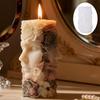 Goddess Embossed Cylindrical Silicone Molds Holiday Candle Silicone Mould For Resin Casting Making Candle Soap Chocolate
