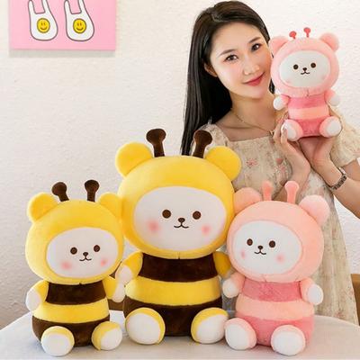 Bee Shape Bee Stuffed Toys PP Cotton Bees Bear Plush Dolls Bee Doll Plush Toy  New Year Gifts