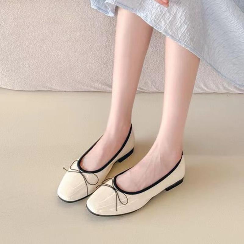 Mode Damen Weiche Ballerinas Damen Tanzschuhe Neu 2025 Mode Schmetterlingsknoten Schuhe Ballerinas Damen