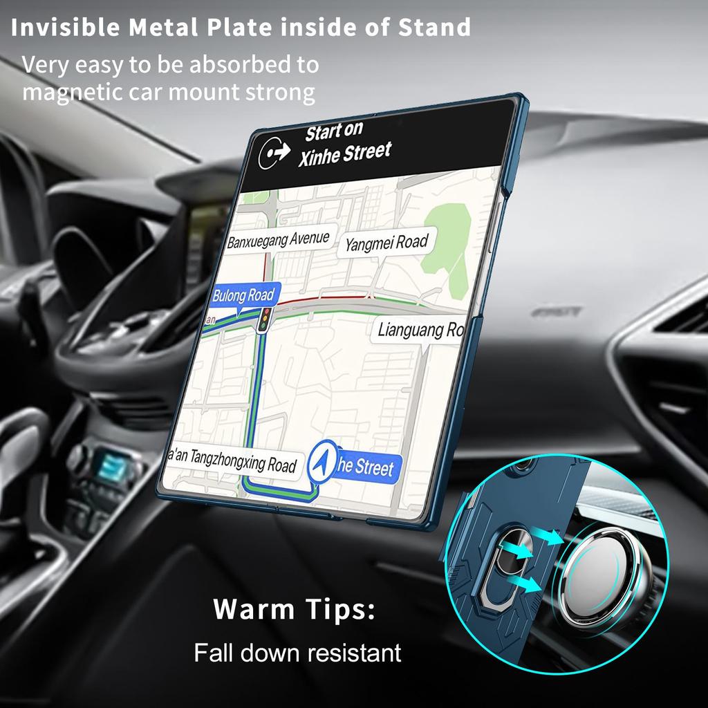 Samsung Galaxy Z Fold7/Flip7 Mech Ring 360° Stand Case