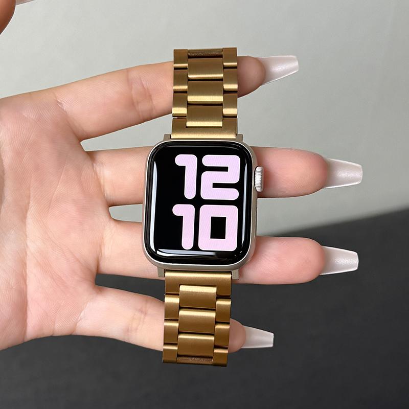 Stainless Steel Strap For Apple Watch Ultra 2 49 45 41 40 46 38 42 44mm Metal Band Bracelet For iWatch Series 10 9 8 7 6 5 4