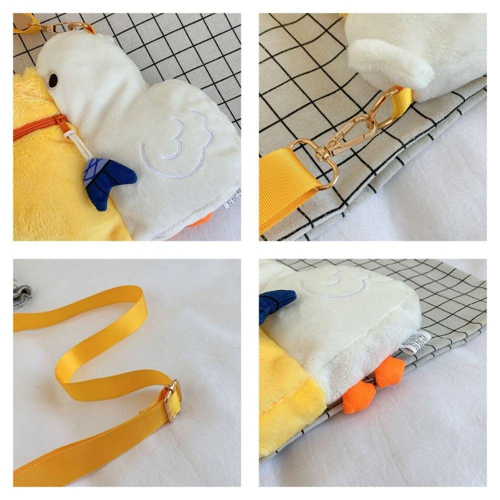 Cross Body Bag Pelican Shoulder Bag Cartoon Plush Pelican Ita Bag Big Mouth Pelican Bag  Girls