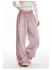 American Retro Stripe Sweatpants Women 2025 - Spring/Autumn Casual Wide Leg