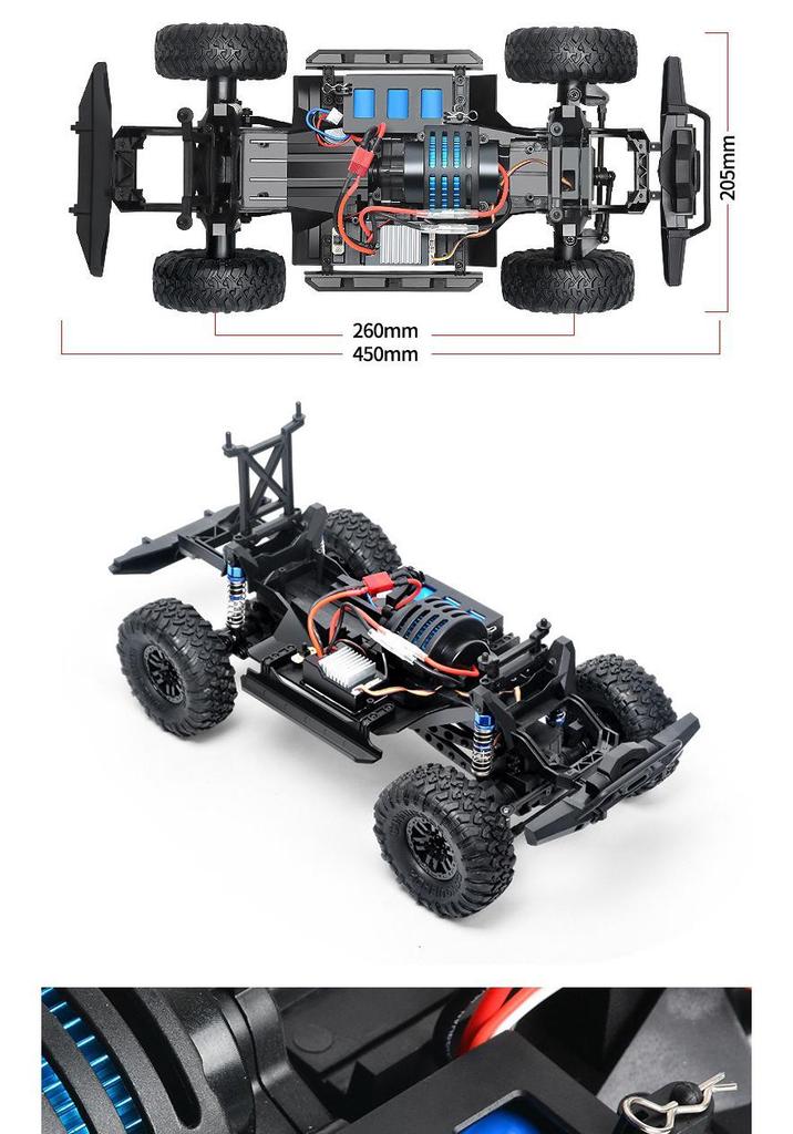ZP1005 ZP1007 4WD Remote Control Car: Off-Road Big Foot Monster Climbing Toy
