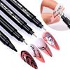 Japanese Nail Art Painting Pen Extremely Fine Painting Hook Line Stroke Pen Quick Drying Waterproof Acrylic Marker Graffiti Pen