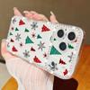 For iPhone 16 Pro Max Case Christmas Tree Pattern Diamond Cover For iPhone 17 Aiir 15 14 13 12 11 16e Funda iPhone17 Pro Max