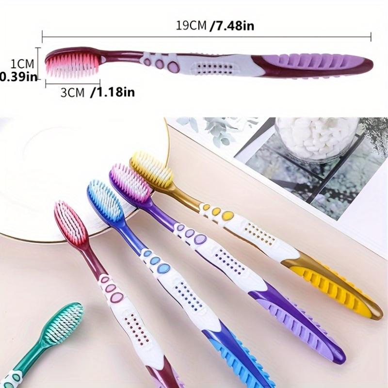 20pcs Disposable Toothbrush Set - Individually Wrapped Medium/Hard Bristles for Travel Men & Women