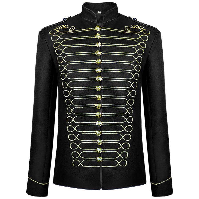 Men's Halloween Medieval Gothic Steampunk Drummer Costume - Retro Style