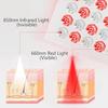 Red Light For Body, 660Nm 850Nm Near Infrared Light Lamp Panel With 40Pcs Dual Chips, Flexible Moveable Red Light Lamp For Face,Knee,Back