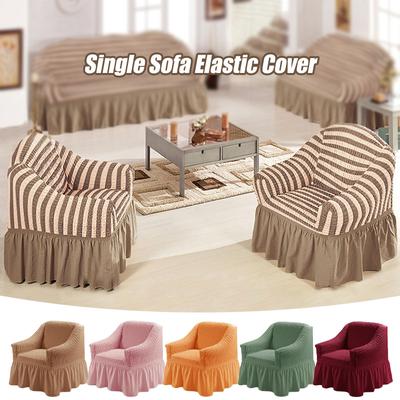 European Style Armchair Cover With Skirt Stretch Sofa Slipcover For Living Room Sofa Couch Cover Dustproof Chair Sofa Slipcovers