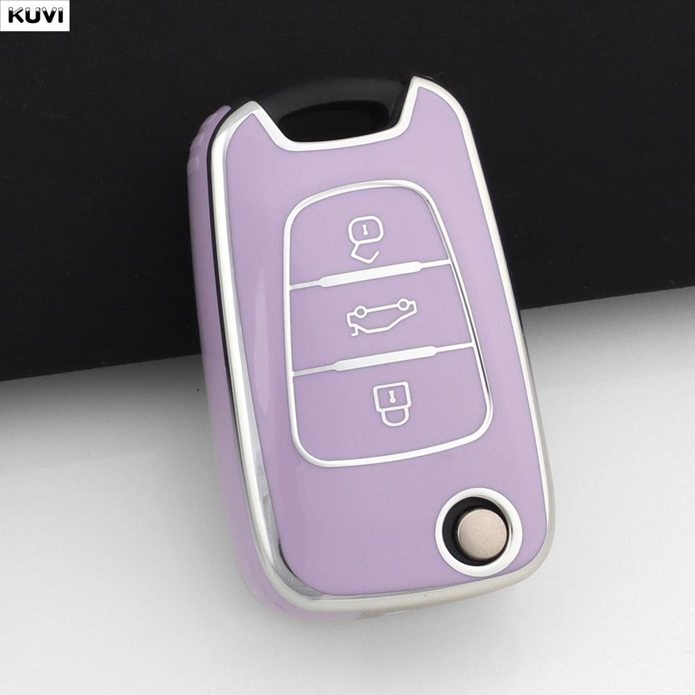 For Hyundai I20 I30 Ix20 Ix25 Ix35 Soft Tpu Car Folding Key Case Cover For Kia Sportage Rio 3 Soul Optima Ceed Pro K5 K2 Pride