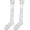 Knee High Lace Socks Lace Design Long Leg Socks Classic Boot Accessories  Autumn Winter Season