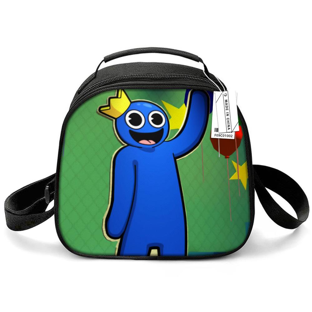 Rainbow Friends Lunch Bag Thickened Aluminum Foil Student Handheld Bento Bag Insulation Bag, Lunch Box Bag Lunch bag