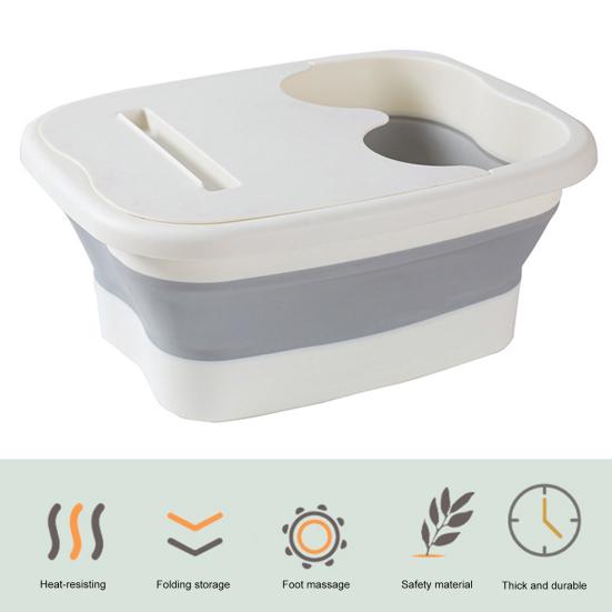 Skládací bazénová vanička na nohy Bazén Skládací umyvadlo na nohy Přenosné příslušenství k oplachování nohou