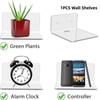 Small Acrylic Floating Shelves Wall Hanging Hanging Shelves Wall Shelves  Smart Speaker Action