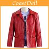 Fight Club Knight Leather Jacket Costume For Cosplay And Halloween Events