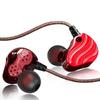 QKZ KD4 Wired In-Ear Bass HiFi Dual Units Earphones Running Sports Headphone