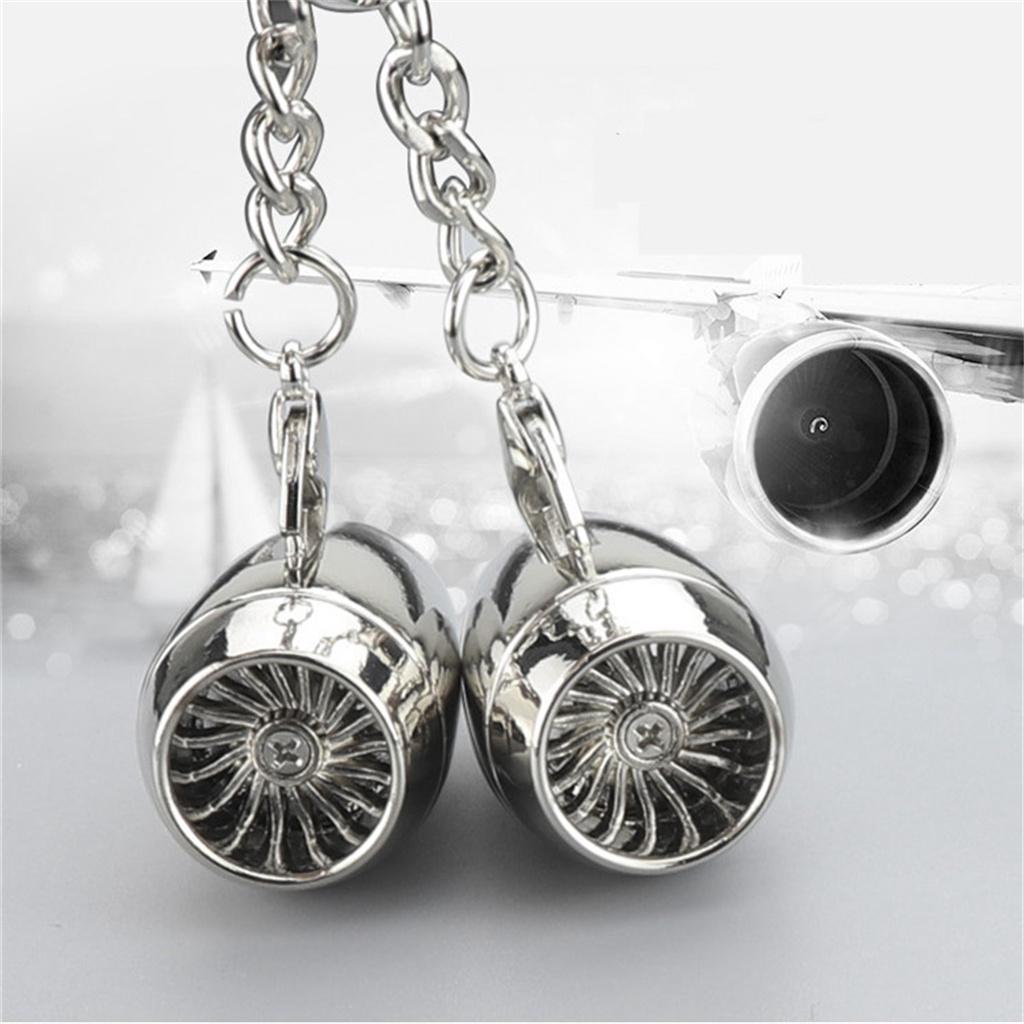 Aircraft Engine Model Keychain for Key Ring Creative Personality Aircraft Ke