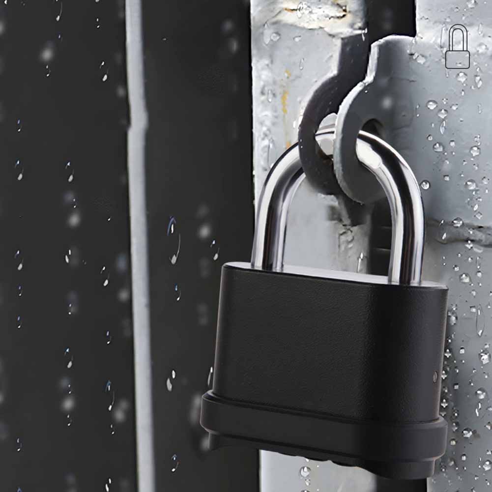 For Vehicles Zinc Alloy Lock Waterproof Lock Enhanced Security Double-bolt Lock Outdoor Security Double-Bolt Design