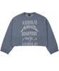 AJOBYAJO [Pba] Total Logo Cropped Sweater [Sky Blue]