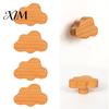 Nordische Stijl Kastknoppen Wolkvormige Houten Knoppen voor Kasten & Lades, Houten Handgrepen Kleine Opbergruimte met Schroeven, Decoratieve Kinderkamer Kind