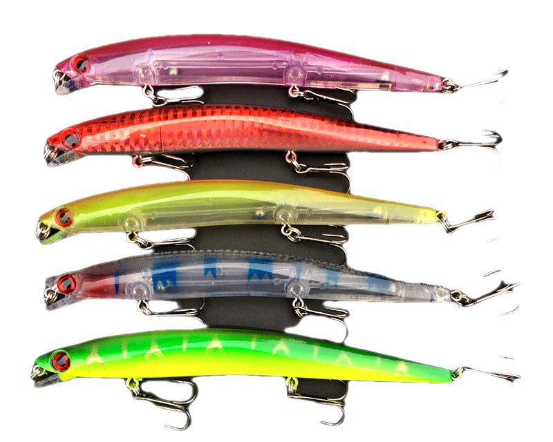Artificial Minnow Fishing Lure with Hook, 13cm/13g, for Tackle and Bait Imitation.