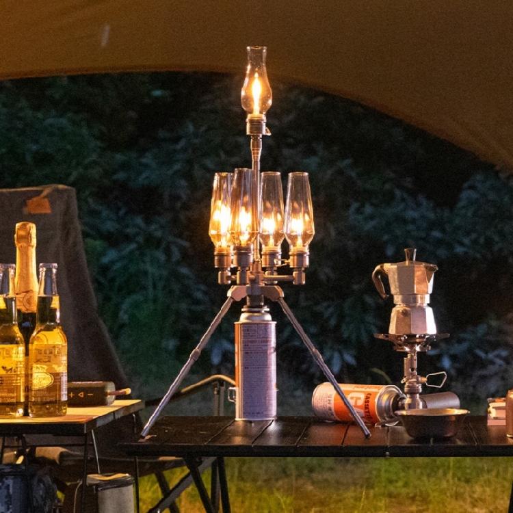 Light Weight Aluminum Alloys Gas Tanks Converter Extension Rod Replacement Gas Lamp Extension Tube Easy to Install