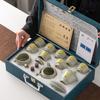 Tea Set, Open Film Can Raise Light Luxury Retro Style Boutique Gift Box, Intangible Cultural Heritage High-end Gifts