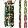 Women's Halloween Flannel Pajama Pants Straight Leg Cozy Bottoms for Sleep and Relaxation