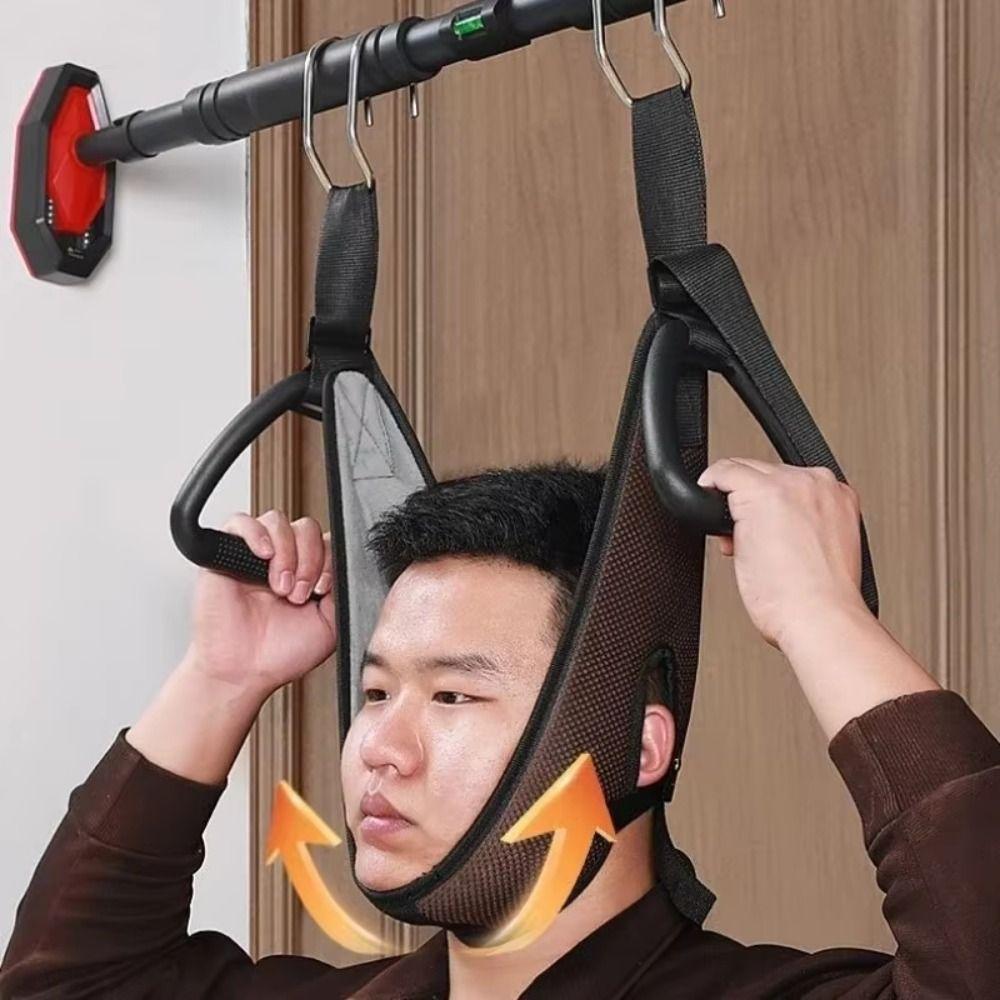 Installation-free Cervical Neck Traction Belt Breathable Neck Massager  Outdoor