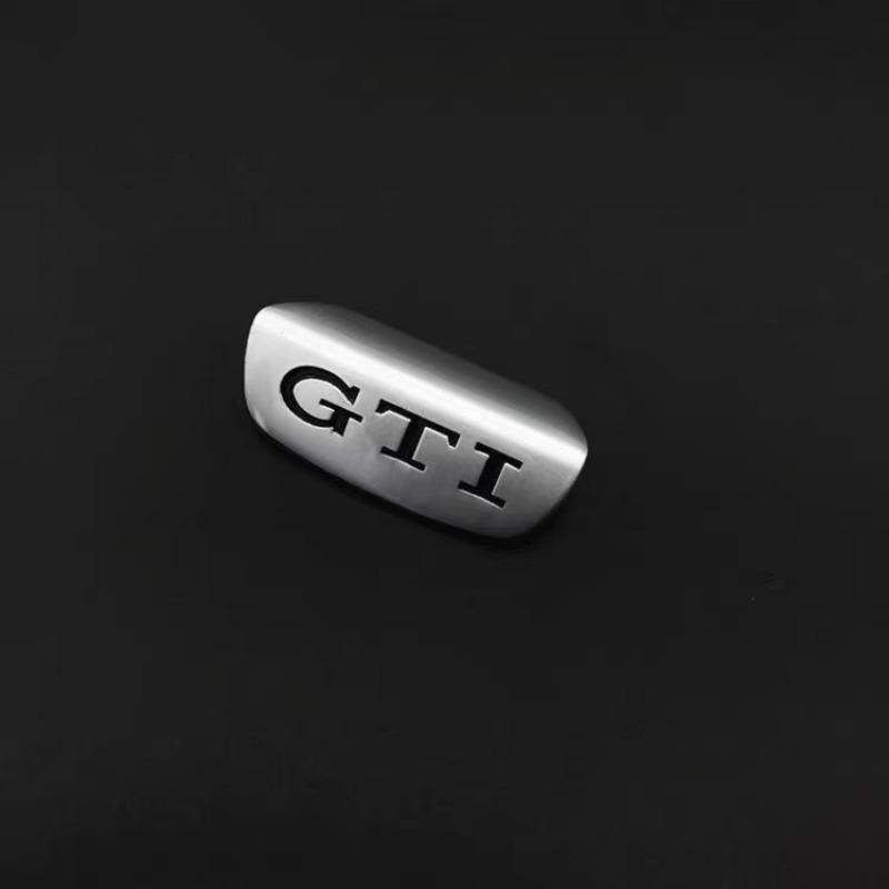 

GT-I R Emblem Car Steering Wheel Badge Sticker Accessories For R-line P-olo G-olf T-ouareg P-assat M-agotan T-iguan C-C GTI-Black