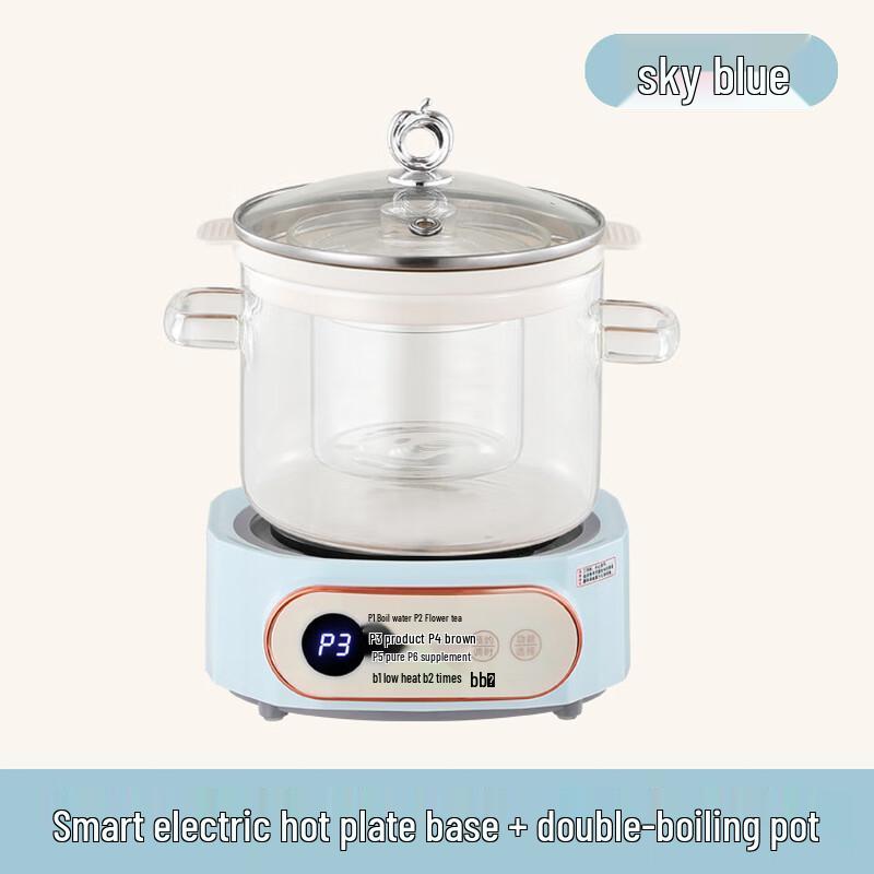 Triangle Dragon Smart Multi-Function Glass Tea & Stew Pot