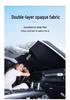 E18 Car Sunshade Blackout Curtains for Heat Insulation & Privacy