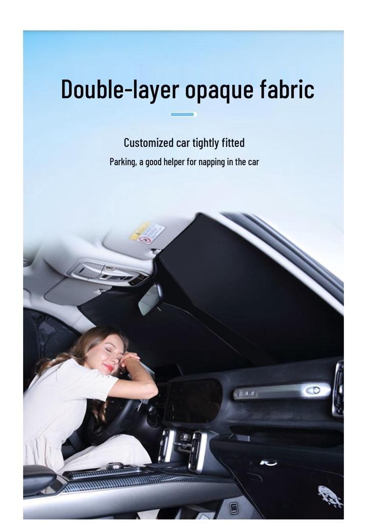 E18 Car Sunshade Blackout Curtains for Heat Insulation & Privacy