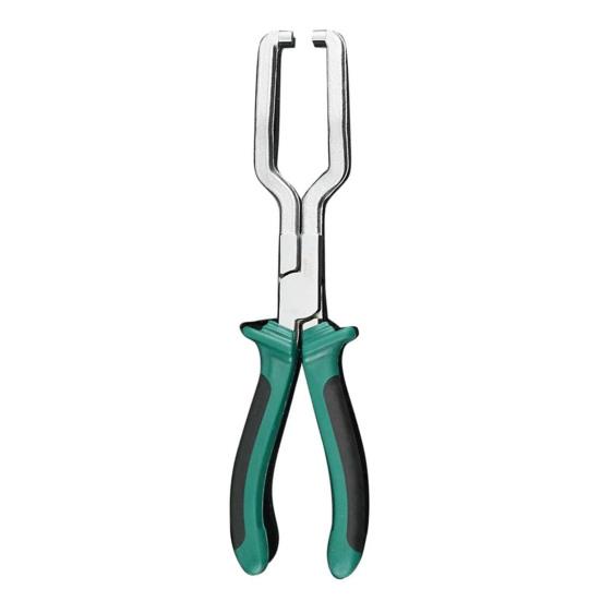 

Щипцы для разъединения автомобильных электрических разъемов. Длинные щипцы для снятия свечей зажигания с нескользящей ручкой. Универсальные плоскогубцы для автомобильных топливопроводов. зелёный