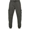 Pantalon Cargo - URBAN CLASSICS - Anthracite - 100% Coton - Coupe Regular - Élastiqué