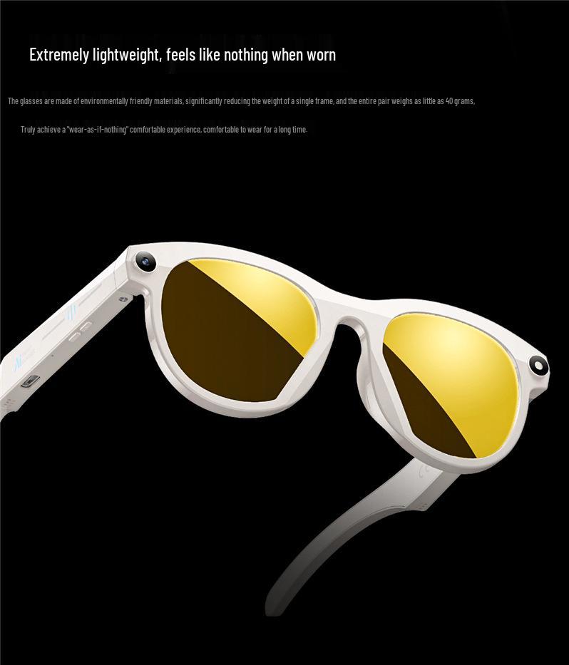 M88 Smart Glasses: 2MP AI Image Recognition, Real-time Translation, HD Photography, Bluetooth Calls.