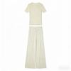 7809 Spring Minimalist Knit Two-Piece: Elegant & Versatile Casual Wear Set