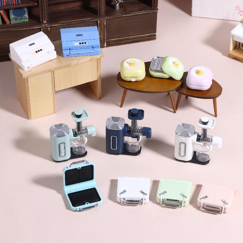 Dollhouse Mini Kitchenware Dining Table Food Model Dollhouse Kitchen Decoration Dolls House Accessories Micro Scene Props
