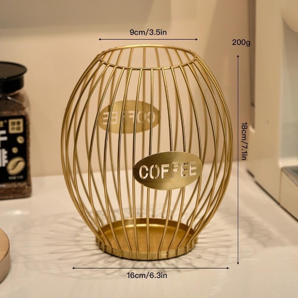 Large Capacity Coffee Pod Holder Coffee Pod Home Decoration Coffee Capsule Holder Storage Cup Coffee Creamer Container Gifts