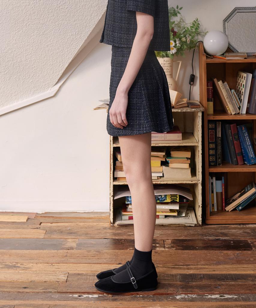 Lapineatteullie Preppy Bag Pleated Skirt